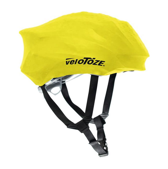 veloToze Helmüberzug Regenschutz Road Gelb