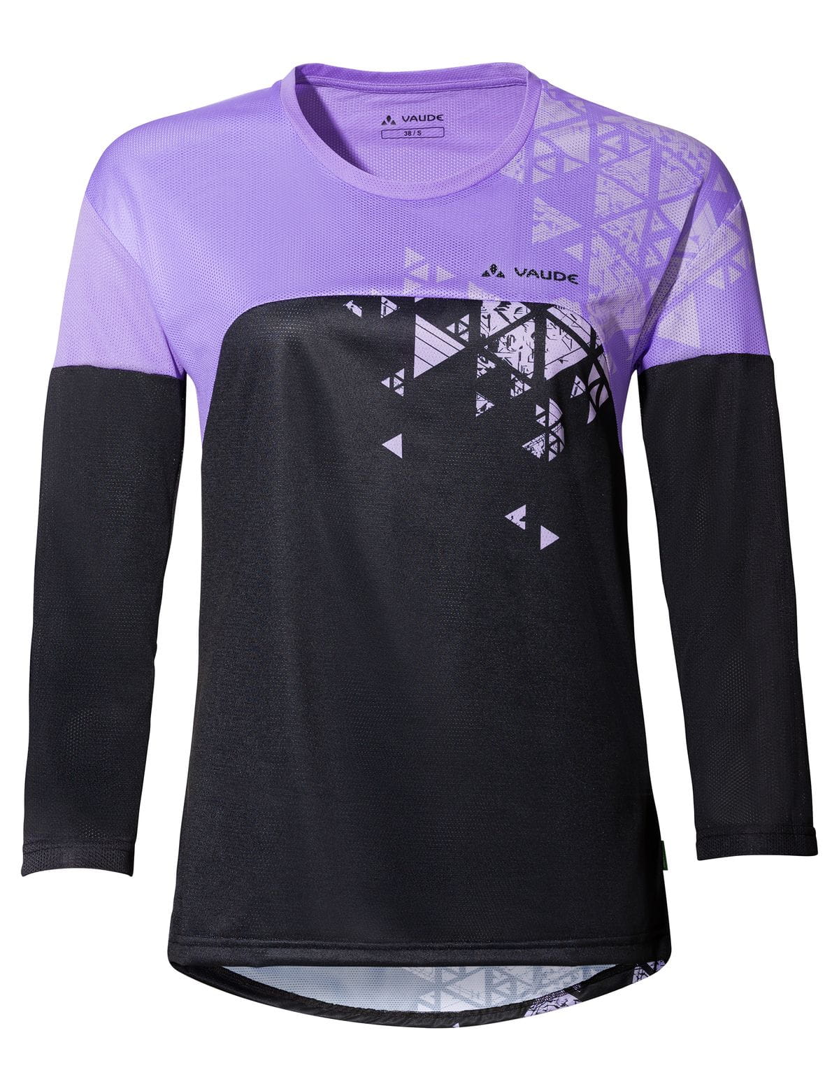 VAUDE Womens Moab LS T-Shirt V 3/4 Arm MTB Shirt VAUDE Womens Moab LS T-Shirt V 3/4 Arm MTB Shirt