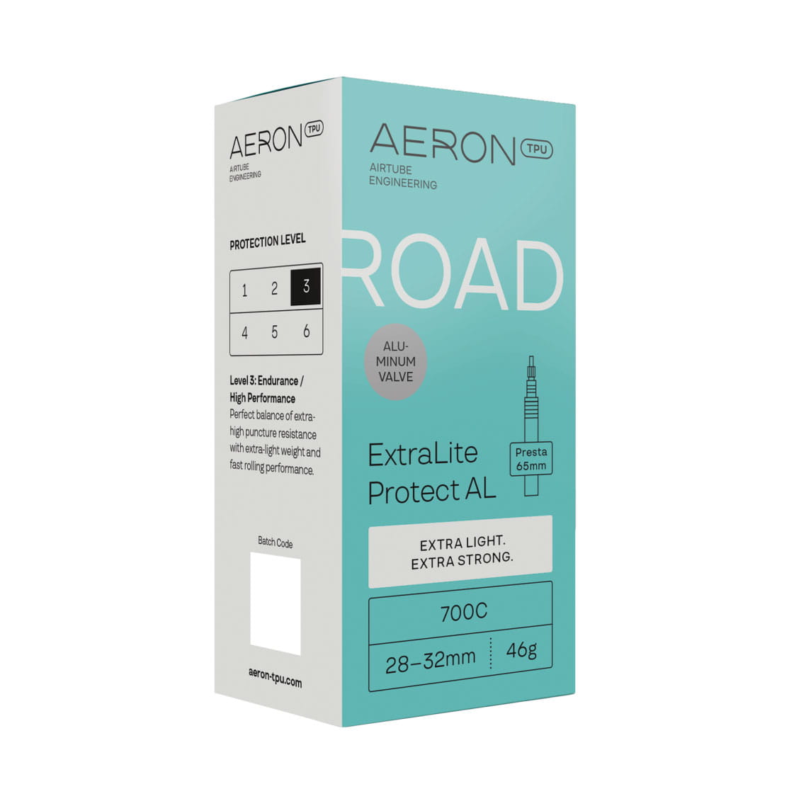 AERON/TPU Road ExtraLite Protect AL TPU-Schlauch 28" / 28-32 mm / 65 mm