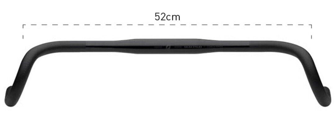 Salsa Woodchipper Offroad Drop Lenker 31.8 mm Aluminium black