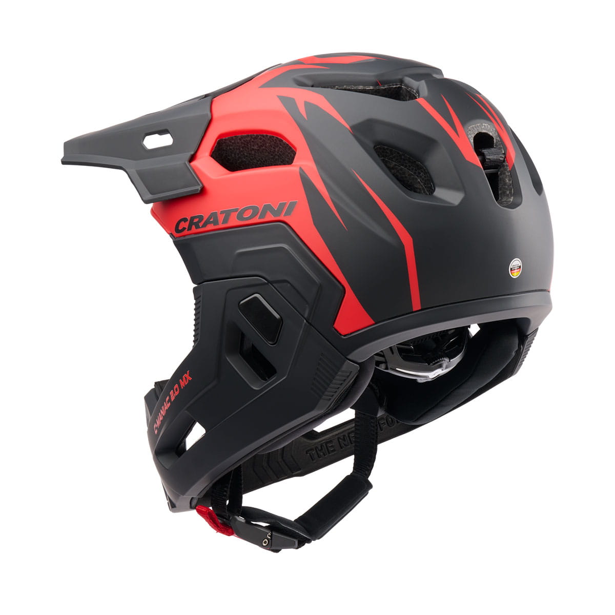 Cratoni C-Maniac 2.0 MX Junior MTB Fullface-Helm mit abnehmbarem Kinnbügel