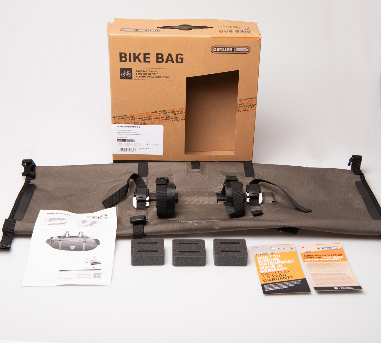 Ortlieb Handlebar-Pack 9L Dark-Sand Lenkerrolle (B-Ware) Ortlieb Handlebar-Pack 9L Dark-Sand Lenkerrolle (B-Ware)