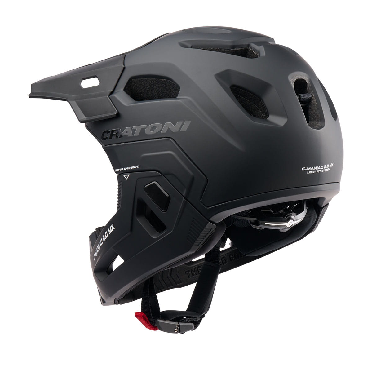 Cratoni C-Maniac 2.0 MX MTB Fullface-Helm mit abnehmbarem Kinnbügel
