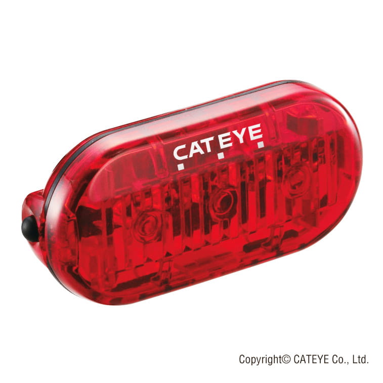 Cateye OMNI 3 Sicherheitsbeleuchtung LED Clip Rot TL-LD135
