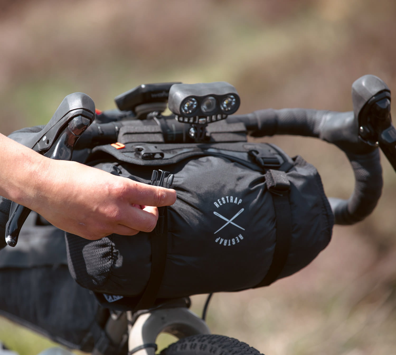 Top Tube Bag Bicycle Handlebar Bikepacking Cockpit Bags Restrap