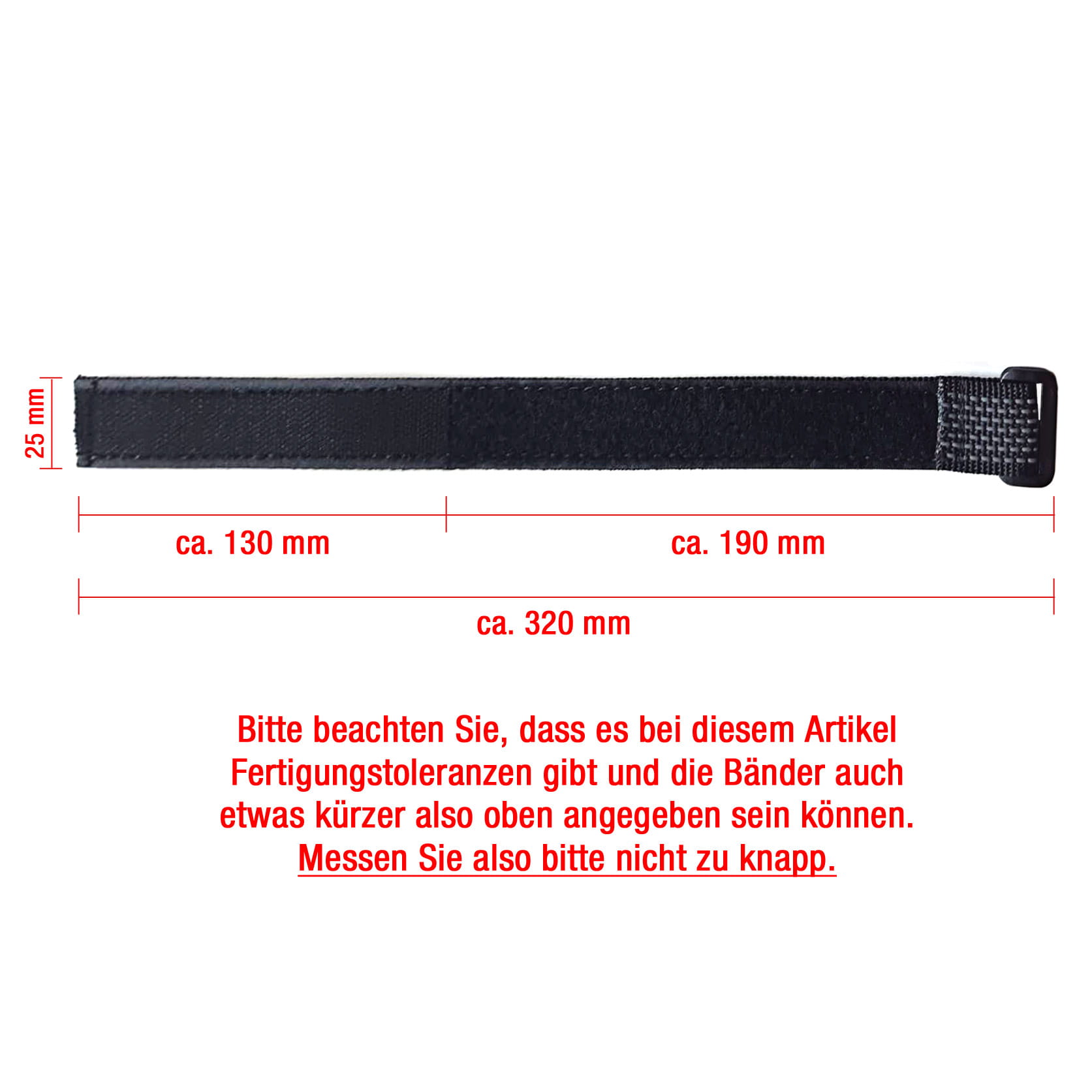 Abus Klettband ST 6000 XL für Bordo SH Halter (2 Stück)