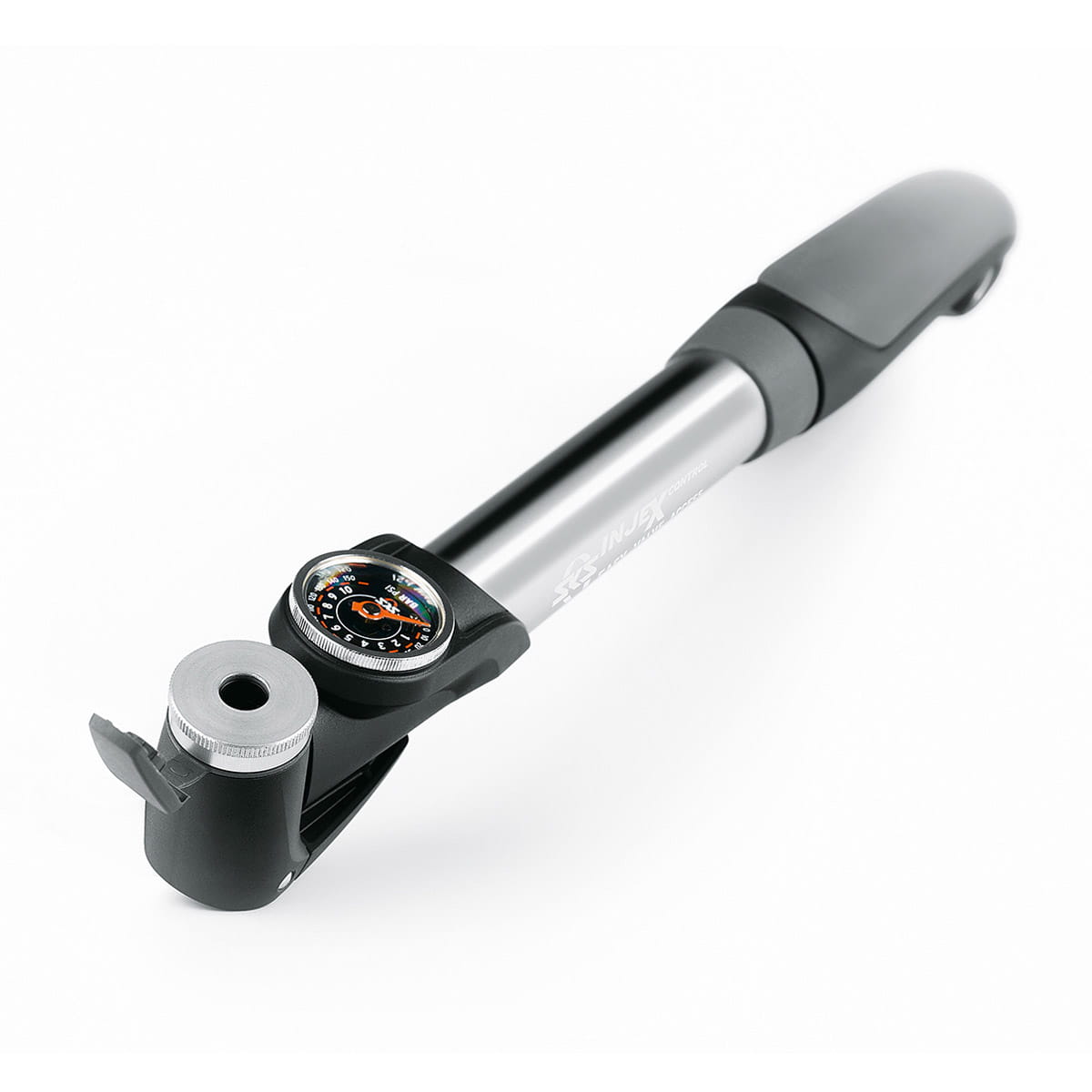 SKS-11211_INJEX_CONTROL_image_01 SKS Injex Control Fahrrad Minipumpe mit Manometer 10 Bar (E.V.A.)