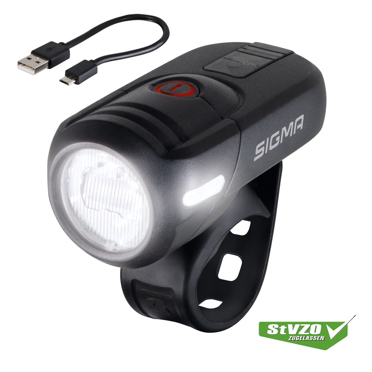 sigma-aura-45-usb-frontleuchte Sigma AURA 45 LED Fahrradlicht mit USB
