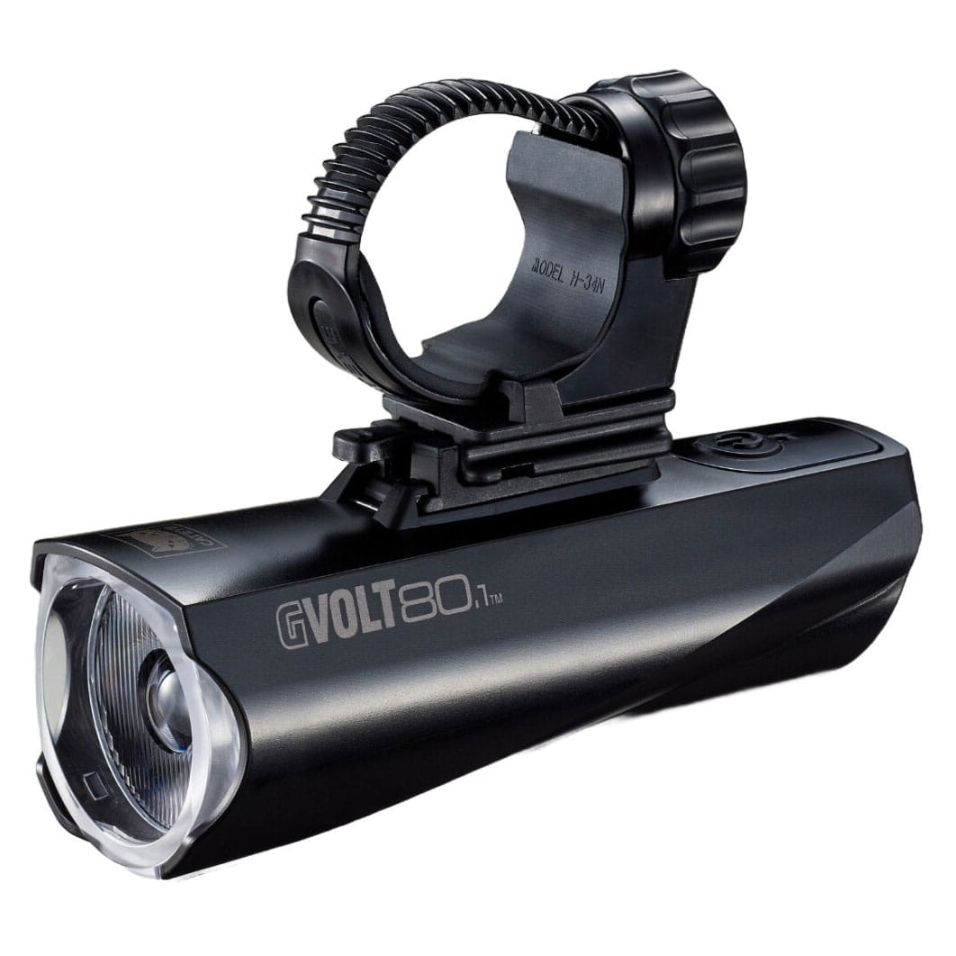 Cateye GVolt 80.1 LED Fahrradlicht mit USB (StVZO) HL-EL561G RC