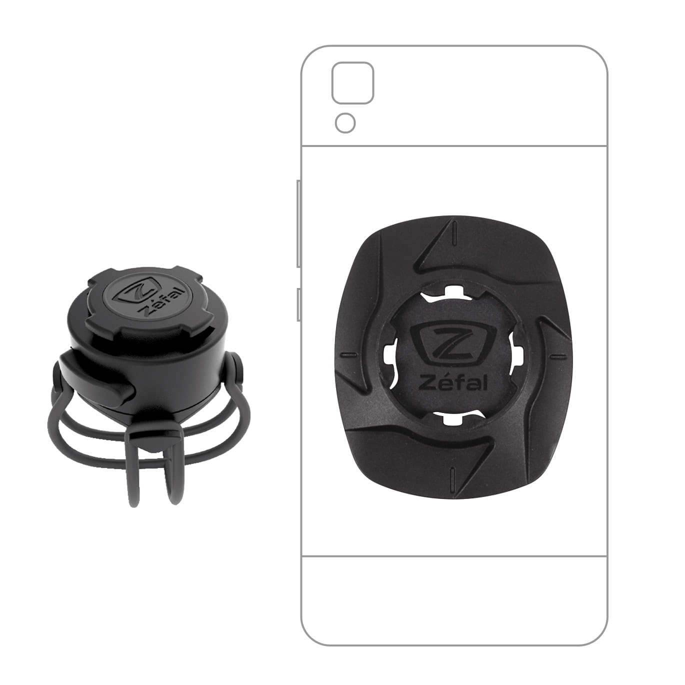 Zefal Bike Kit Universal Phone Adapter + Z Bike Mount Halterung