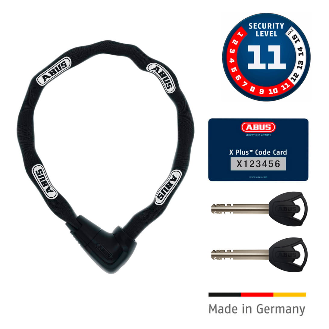 ABUS Steel-O-Chain XPlus 9808K Chain Lock (Custom Order, Plus Code required)