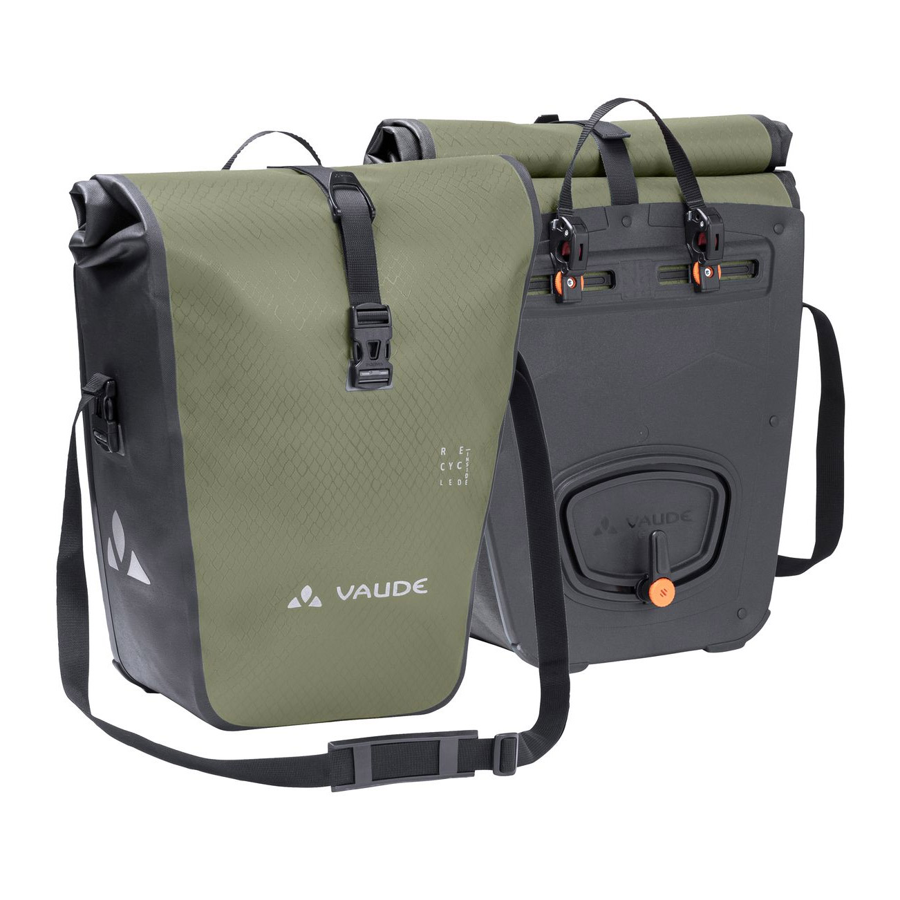 VAUDE Aqua Back (rec) Hinterradtaschen Paar 48L