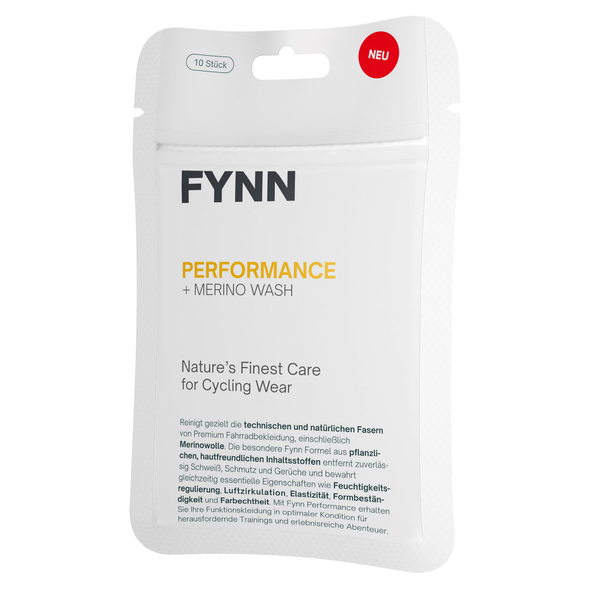 Fynn Performance Travel Pack Reisewaschmittel 10 Streifen Fynn Performance Travel Pack Reisewaschmittel 10 Streifen