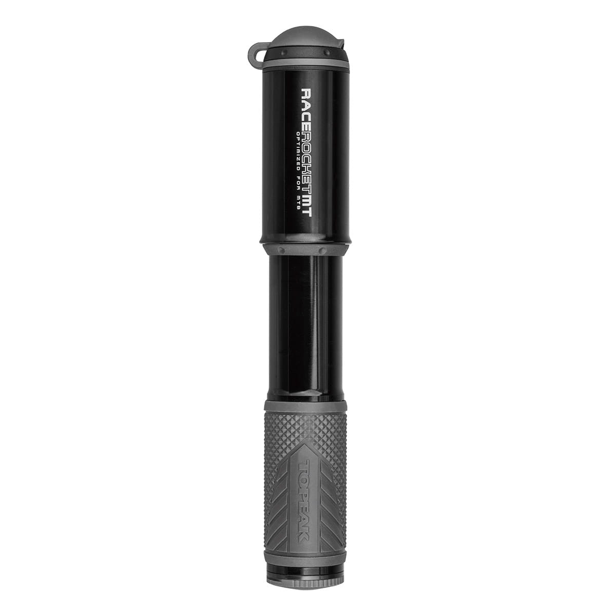 topeak-racerocket-mt-pumpe-black-001 Topeak RaceRocket MT Minipumpe 6 Bar Schwarz
