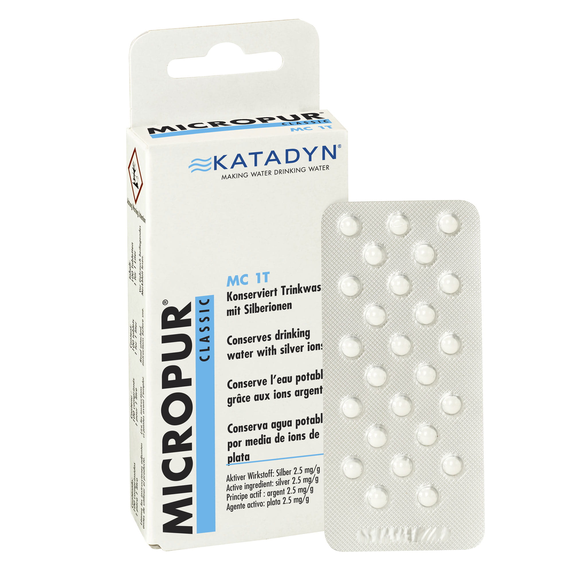 Micropur Classic MC 1T/100 Wasserkonservierungstabletten Micropur Classic MC 1T/100 Wasserkonservierungstabletten