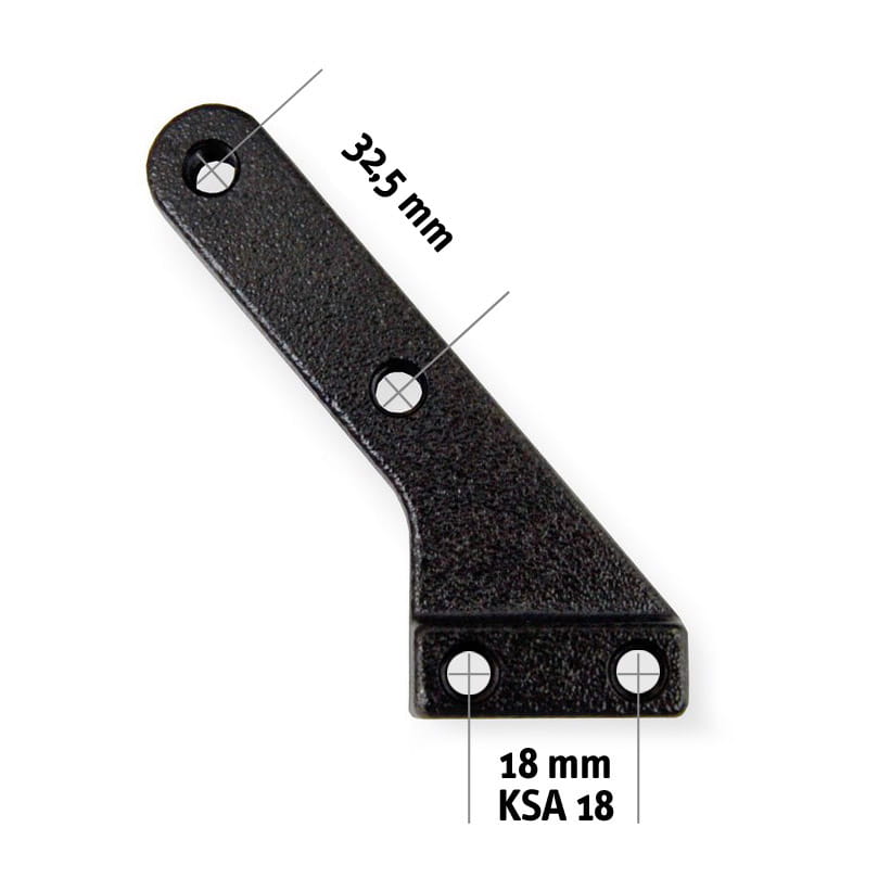 XLC KS-X05 Kickstand Adapter Platte for Haibike Xduro/Sduro