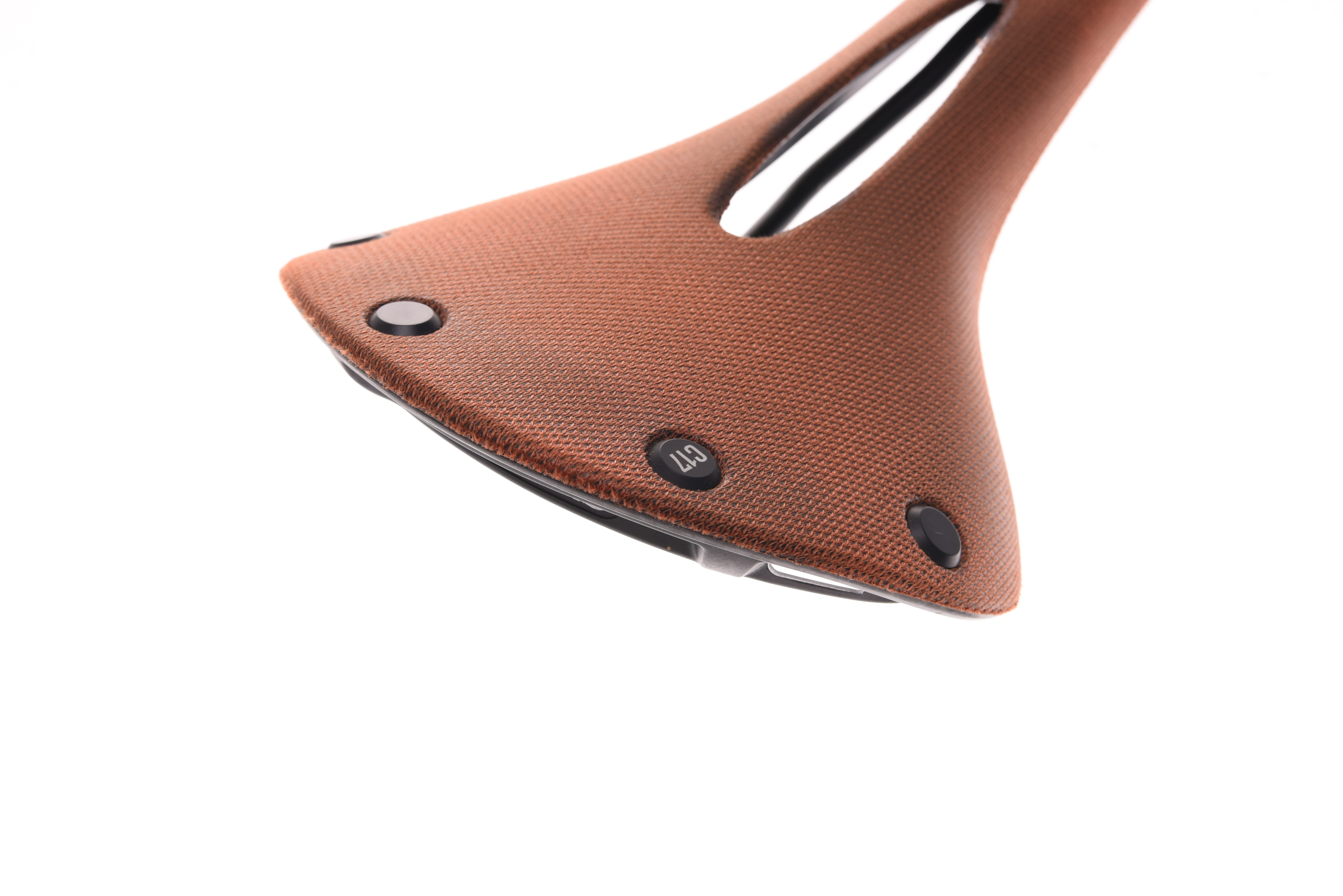Brooks C17 Carved Cambium Sattel - Orange (B-Ware)