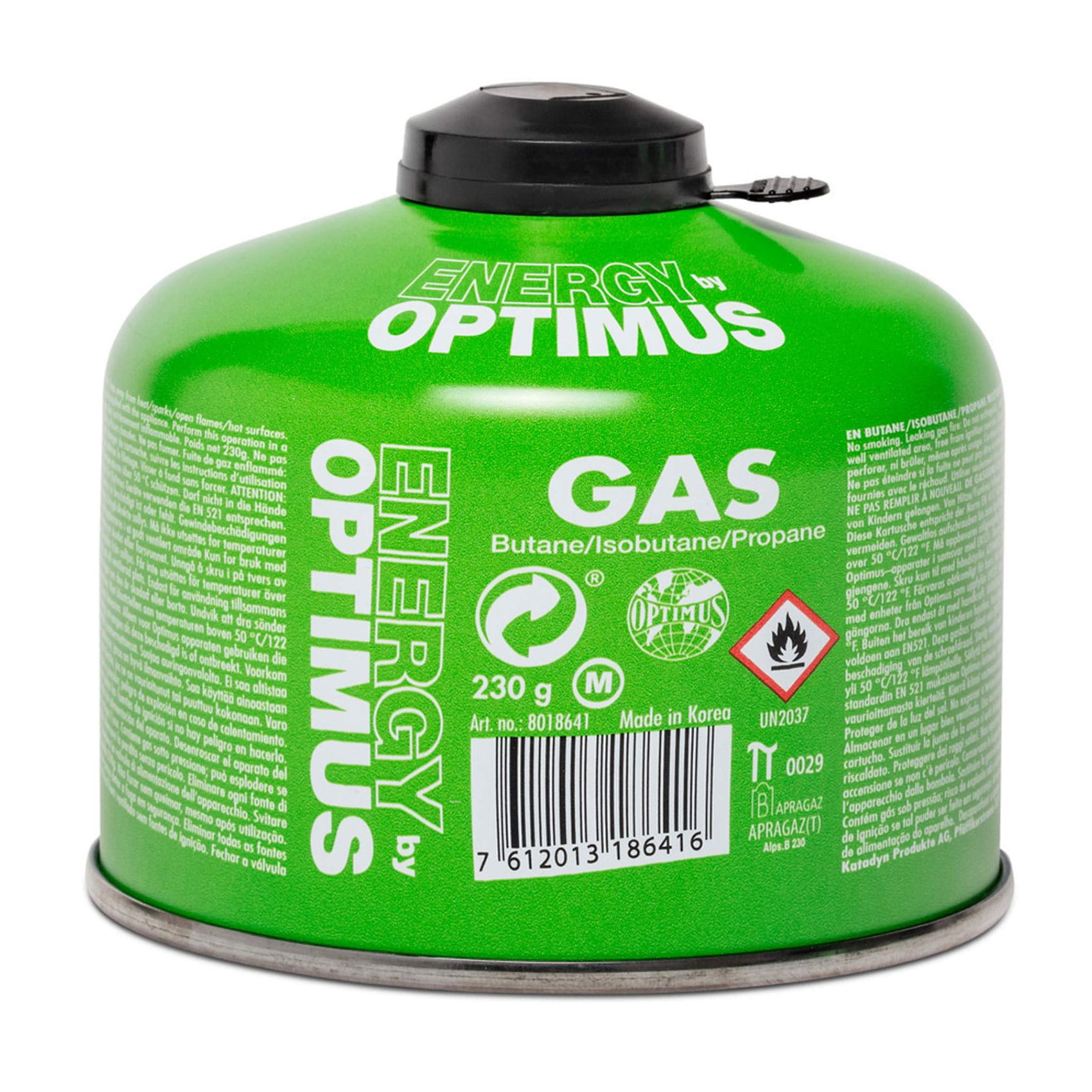 Optimus Gaskartusche Universalgas Grün Optimus Gaskartusche Universalgas Grün