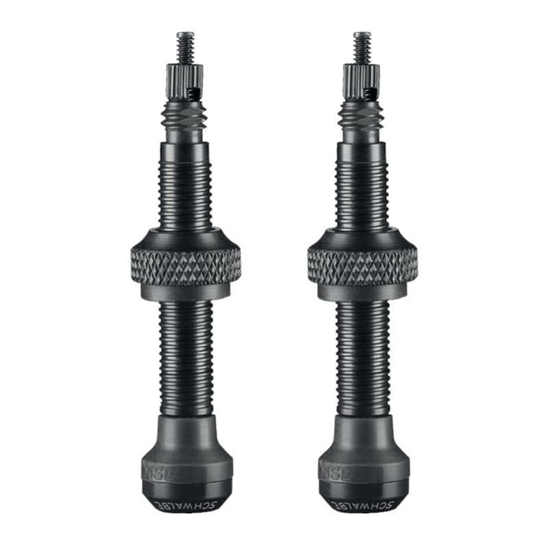 schwalbe-tubeless-ventil-SB3470 Schwalbe Tubeless-Ventil 40 mm Schwarz 2er-Set (SB3470)