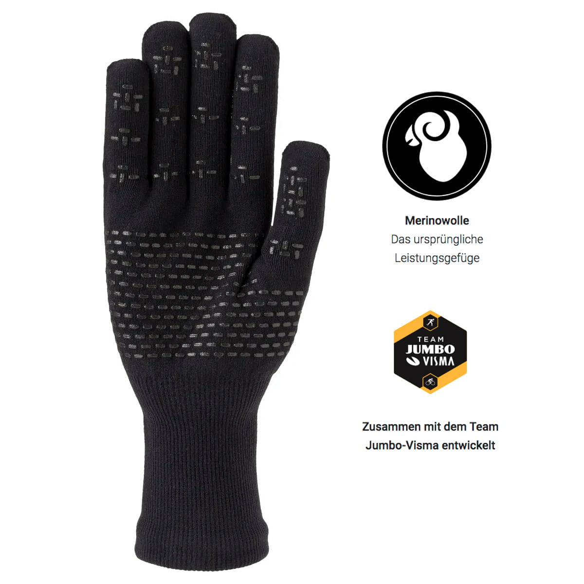 AGU Merino Knit Gloves Waterproof