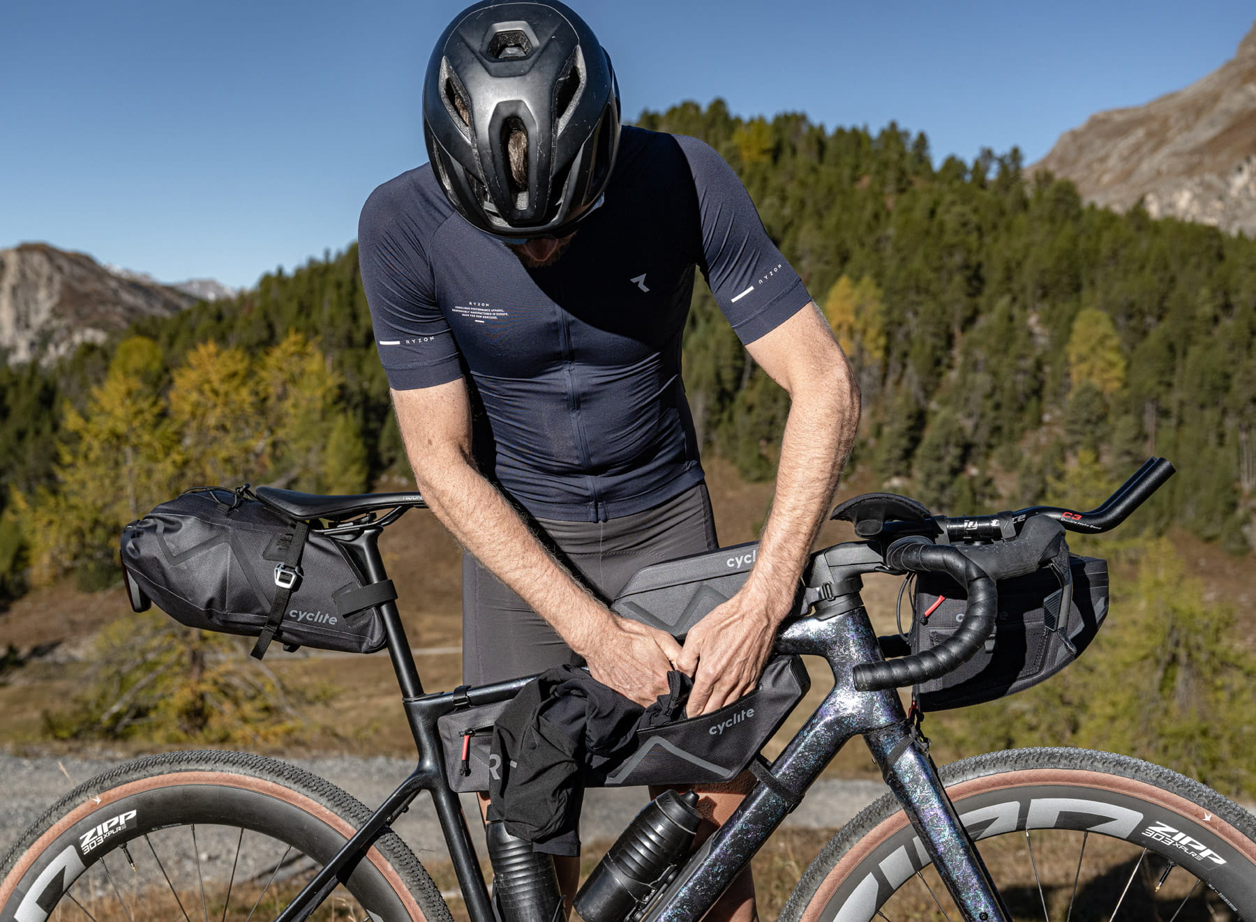 Cyclite Taschen am Fahrrad