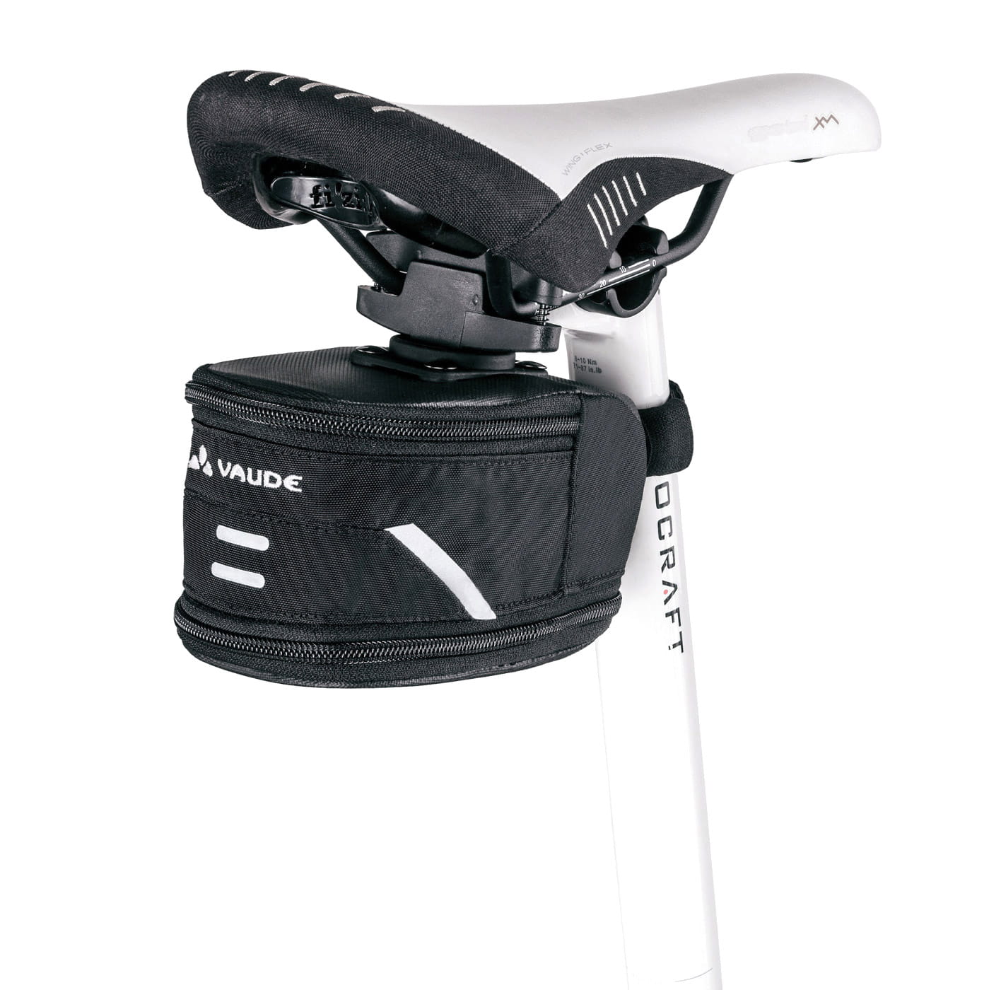 VAUDE Tool Saddlebag 1.1 (M) bis 2.5 Liter (XL) Black VAUDE Tool Saddlebag 1.1 (M) bis 2.5 Liter (XL) Black