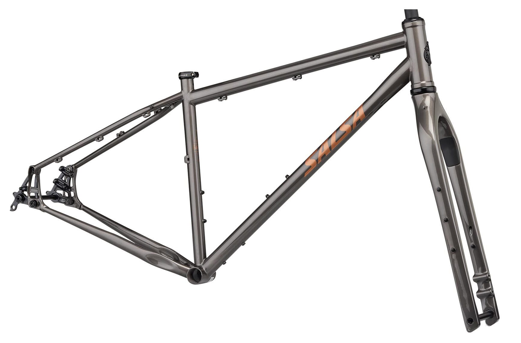 Salsa Fargo Steel Frameset 27.5+/29" Gunmetal Grey