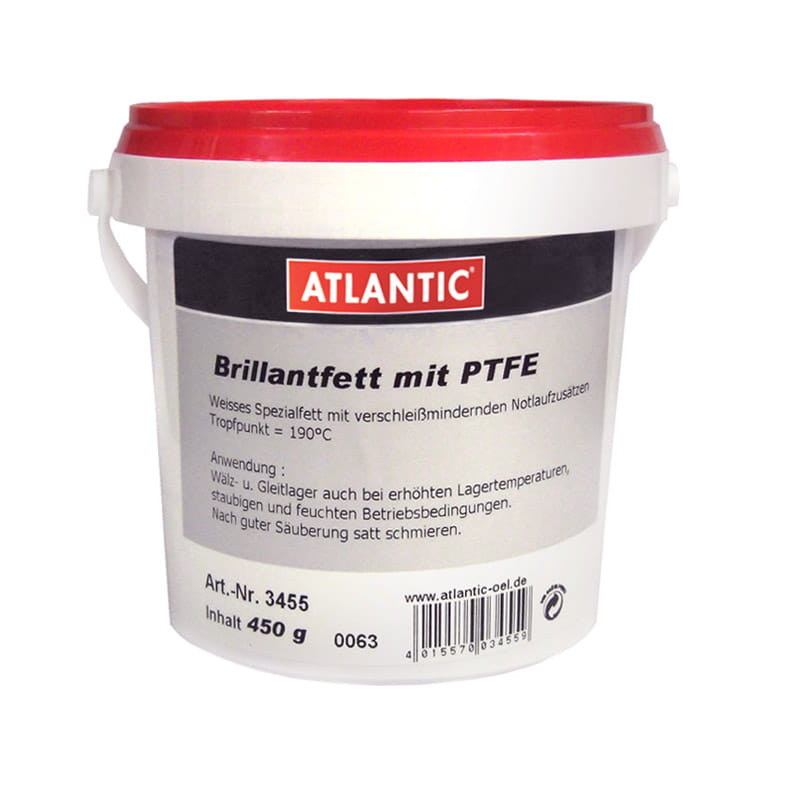 Atlantic Brillantfett with PTFE Schmierstoff 40g Dose / 450g Eimer