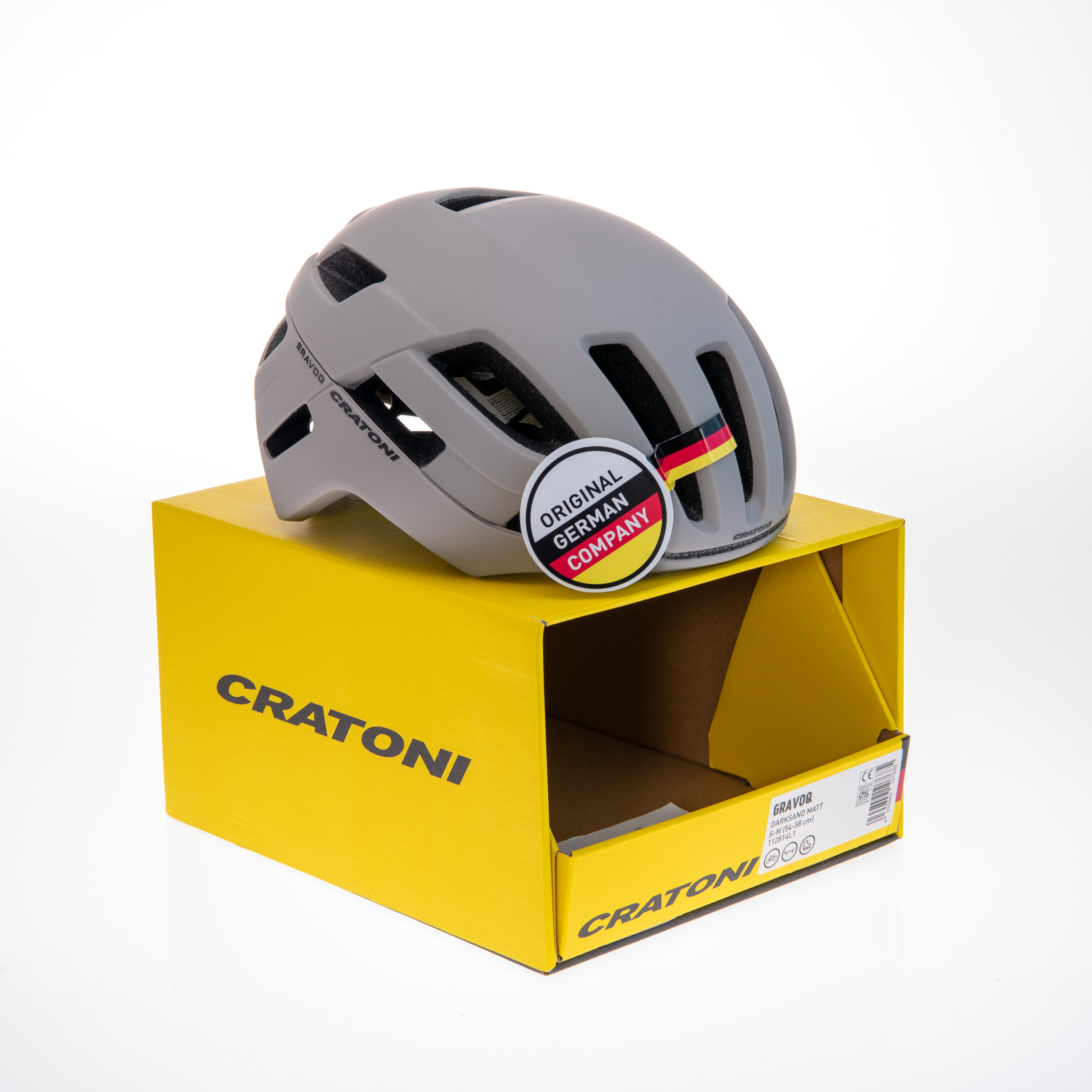 Cratoni Gravoq Gravel Helm - Darksand matt - S/M 54-58 cm - Standard (B-Ware)