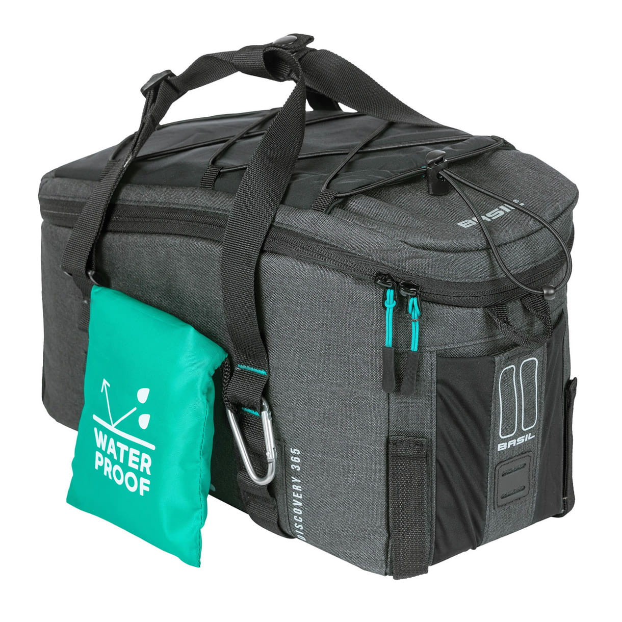 basil-discovery-365-trunkbag-black-melee-000 Basil Discovery 365D Trunkbag Racktime Gepäckträgertasche 9L