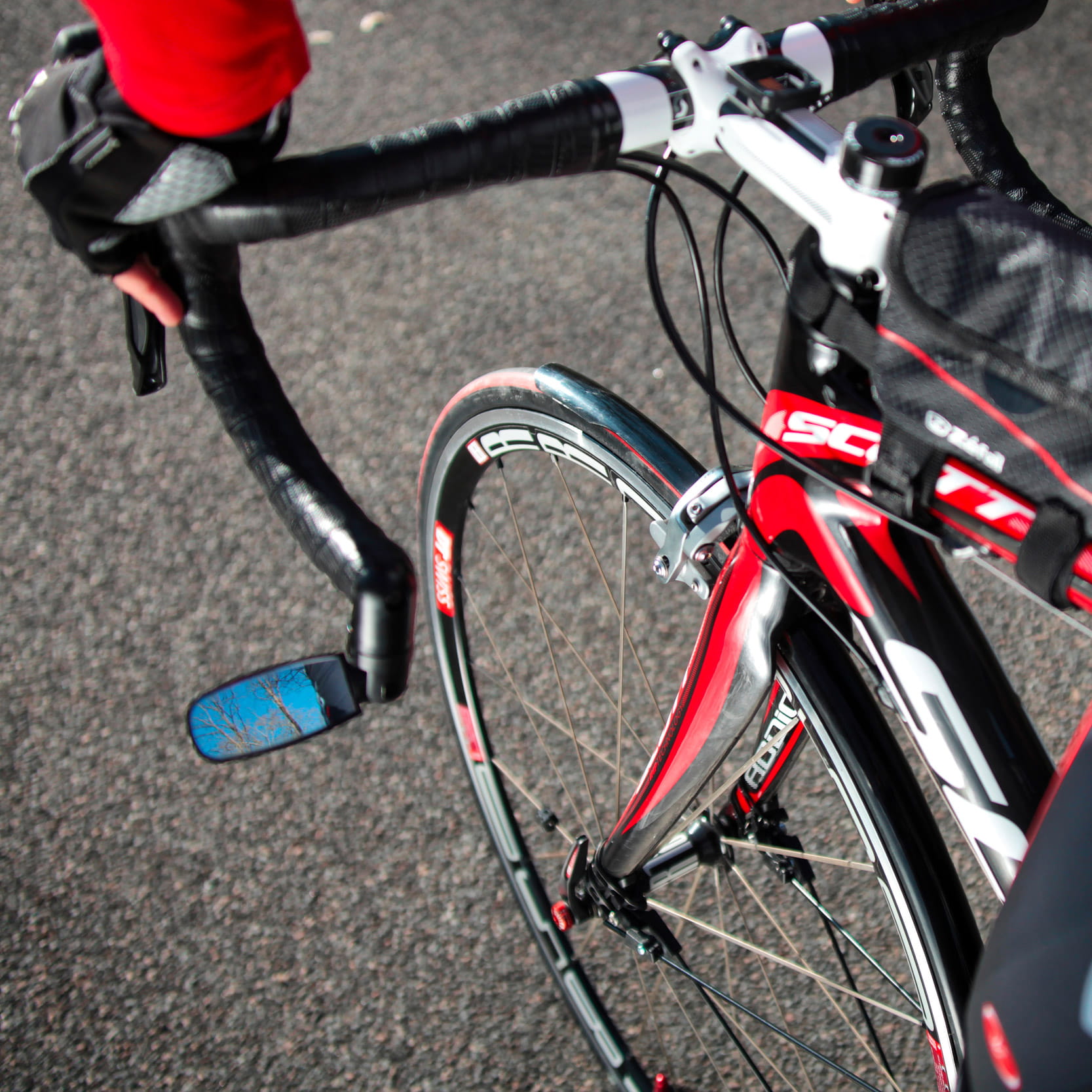 Zefal Spin 15 Mini Fahrradspiegel Rennrad Rückspiegel einklappbar