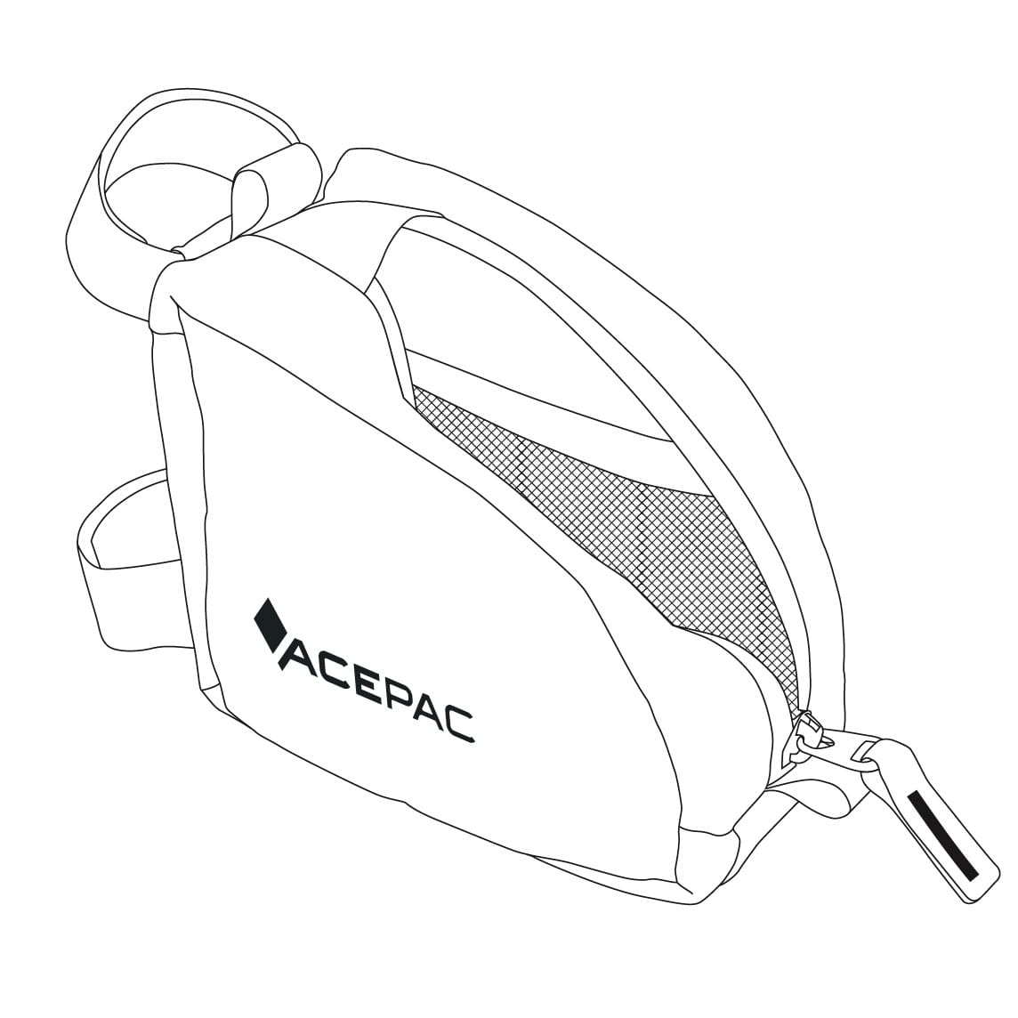 Acepac Tube Bag MKIII Oberrohrtasche 0.7L buy online
