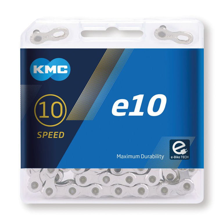 KMC e10 Silver Kette for E-Bike 122 Glieder 10-speed