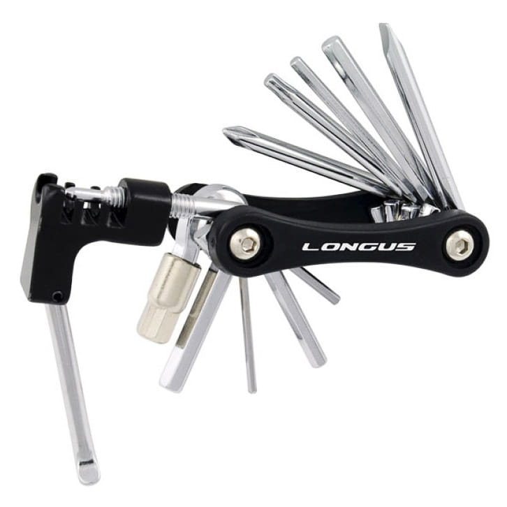 Longus Poly 12 Multitool / Minitool Fahrradwerkzeug mit Chain Tool