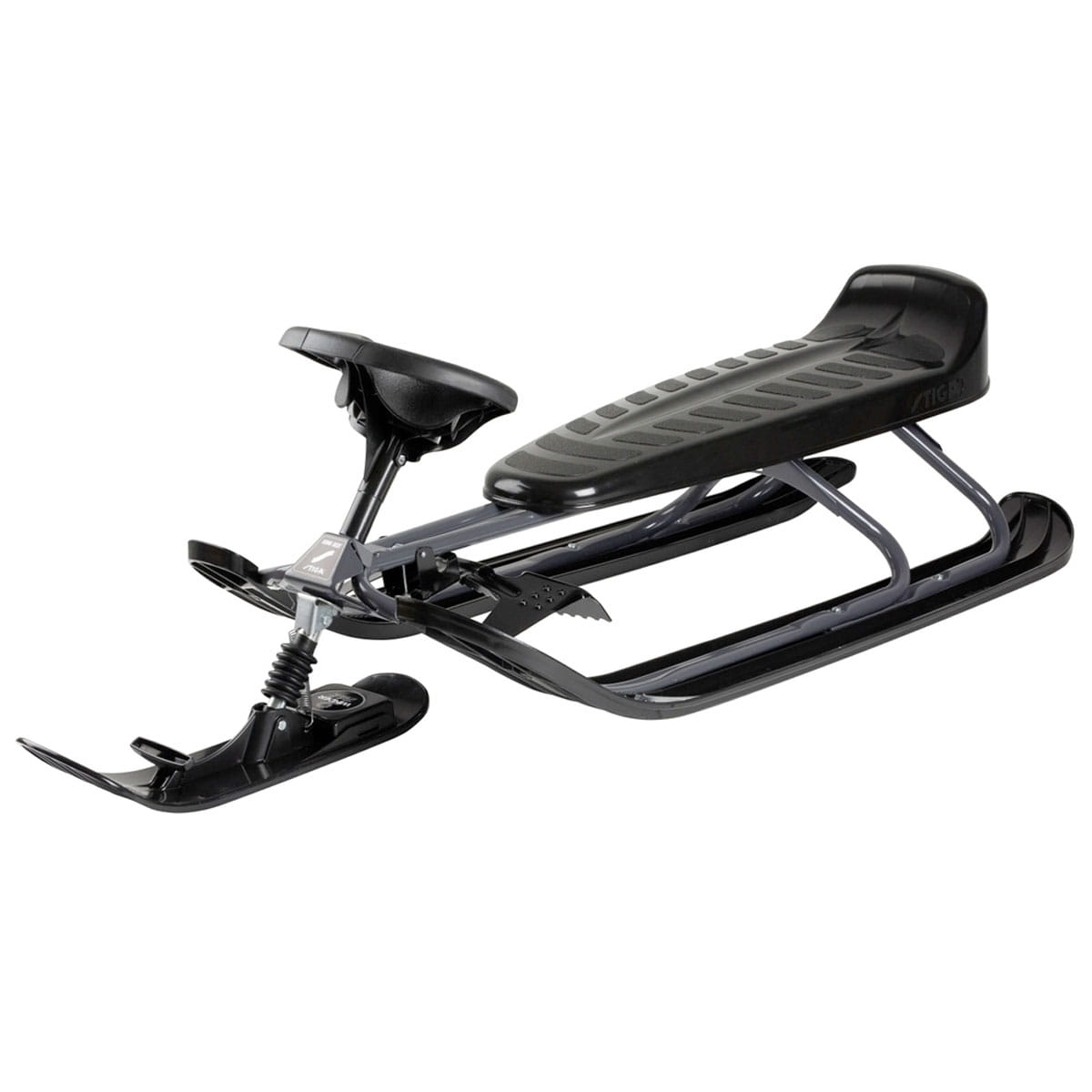 Stiga Snowracer King Size GT Lenkschlitten Black/Weiß