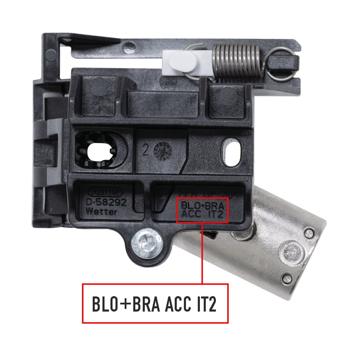 ABUS InTube Battery Lock BLO+BRA ACC IT2 XPlus