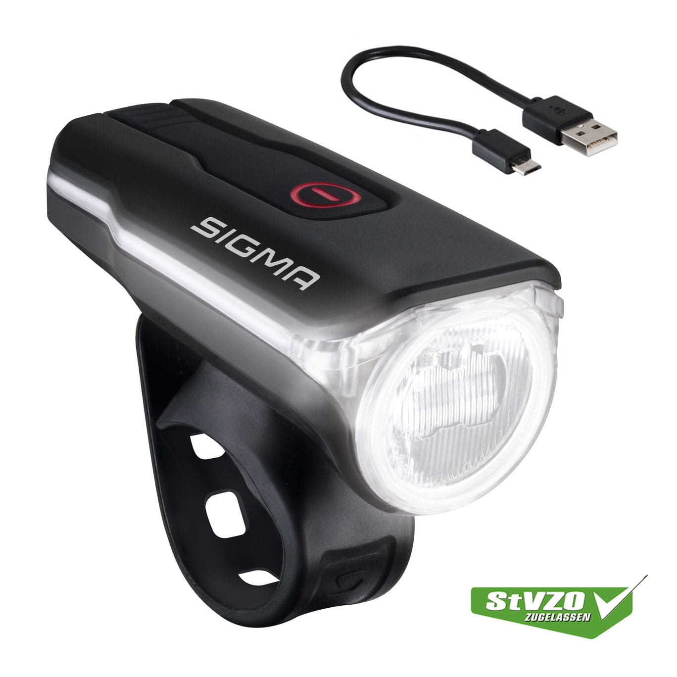 sigma-aura-60-usb-frontleuchte-1 Sigma AURA 60 LED Fahrradlicht mit USB