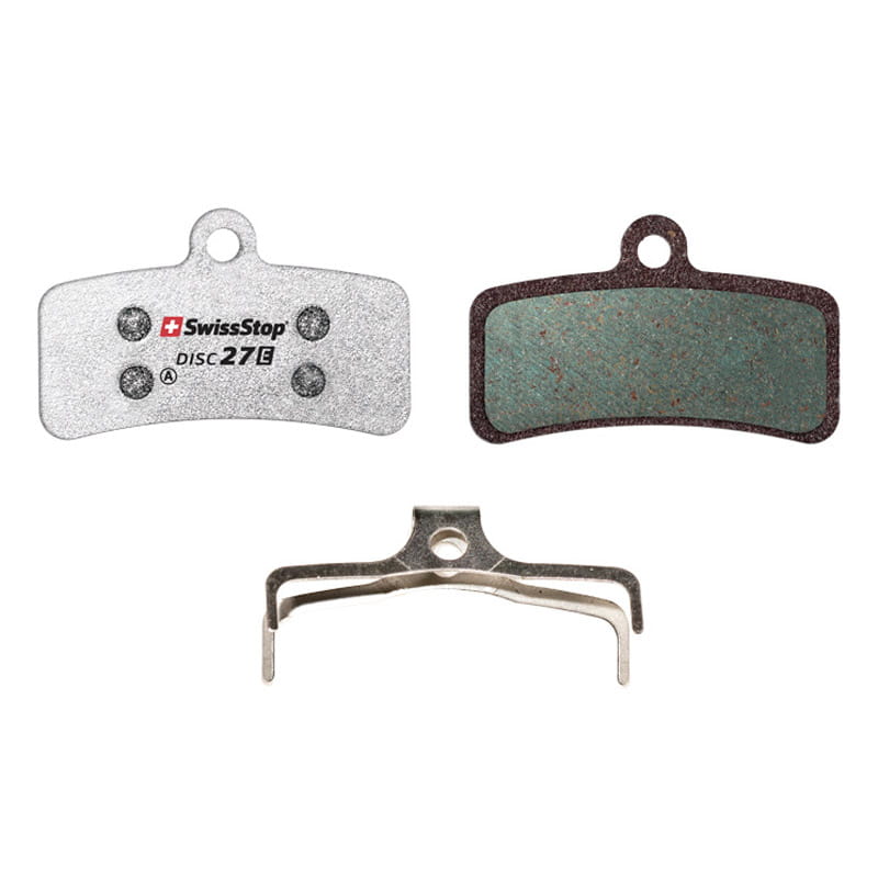 swissstop-disc27e-bremsbelaege SwissStop Disc 27 E Bike Bremsbeläge für Shimano Saint / Zee / XT, TRP Quadiem, Tektro