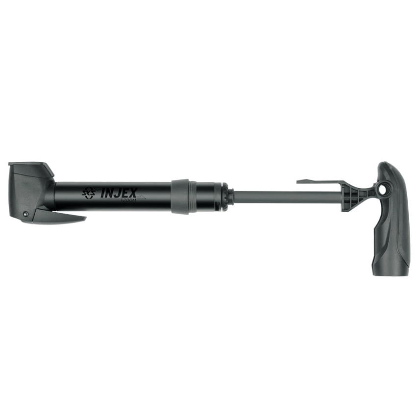 sks-11616-INJEX-T-ZOOM-BLACK-t-grip-1 SKS Injex T-Zoom Black Fahrrad Minipumpe MultiValve 10 Bar