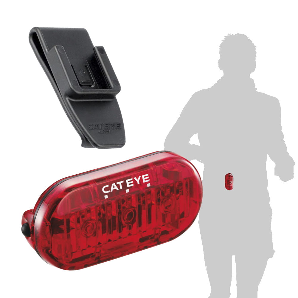 Cateye OMNI 3 Sicherheitsbeleuchtung LED Clip Rot TL-LD135