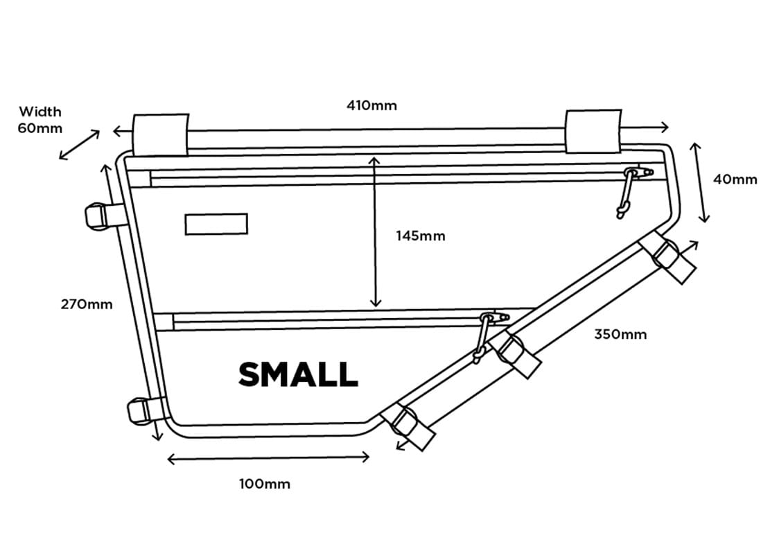 Restrap Full Frame Bag Rahmentasche (41/46/51 cm)