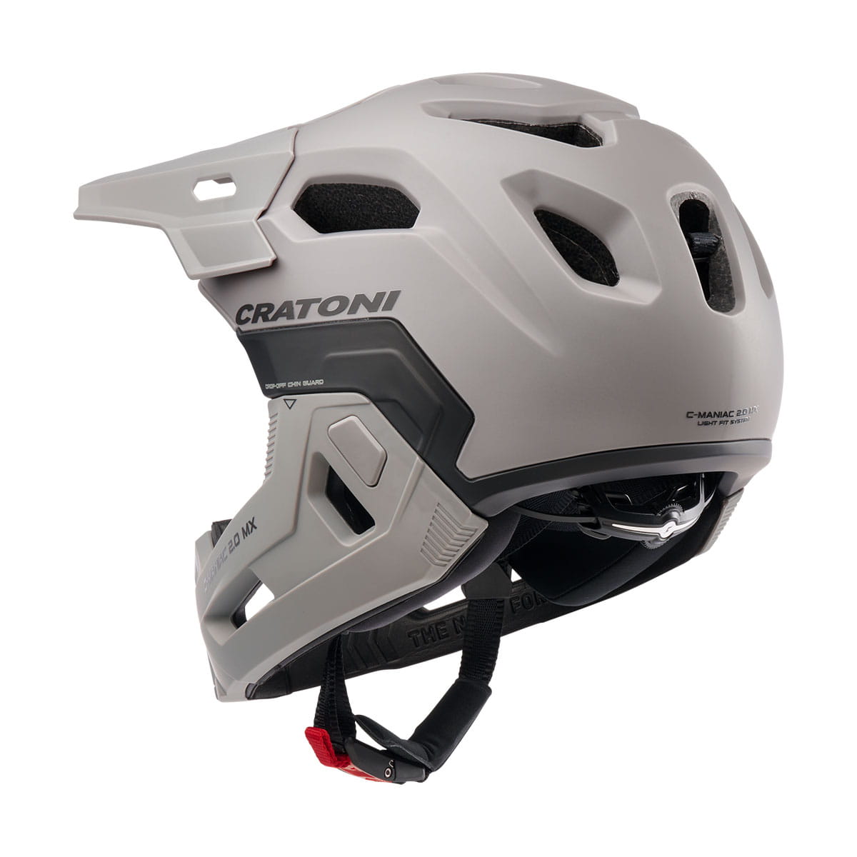 Cratoni C-Maniac 2.0 MX MTB Fullface-Helm mit abnehmbarem Kinnbügel