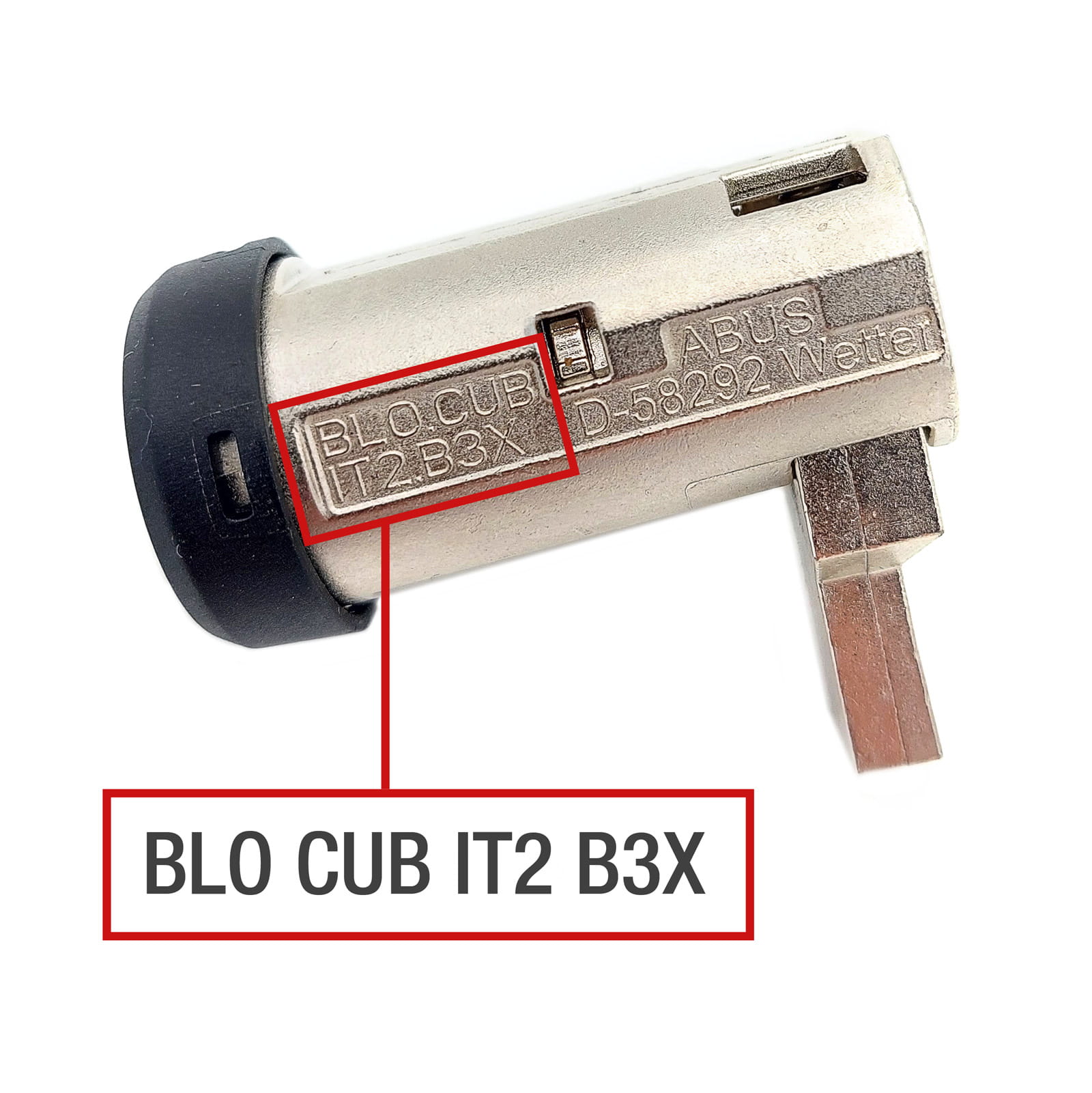ABUS Cube InTube Akkuschloss BLO CUB IT2 B3X XPlus (Sonderanfertigung, XPlus Code erforderlich)