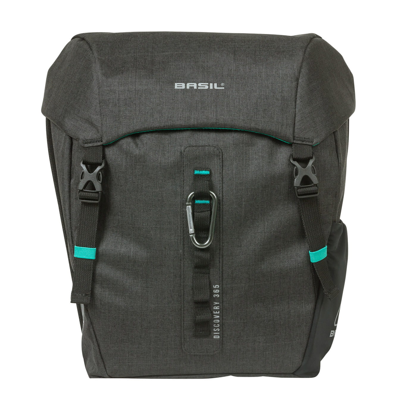 Basil Discovery 365D M Doppelpacktasche 18L Black Melee