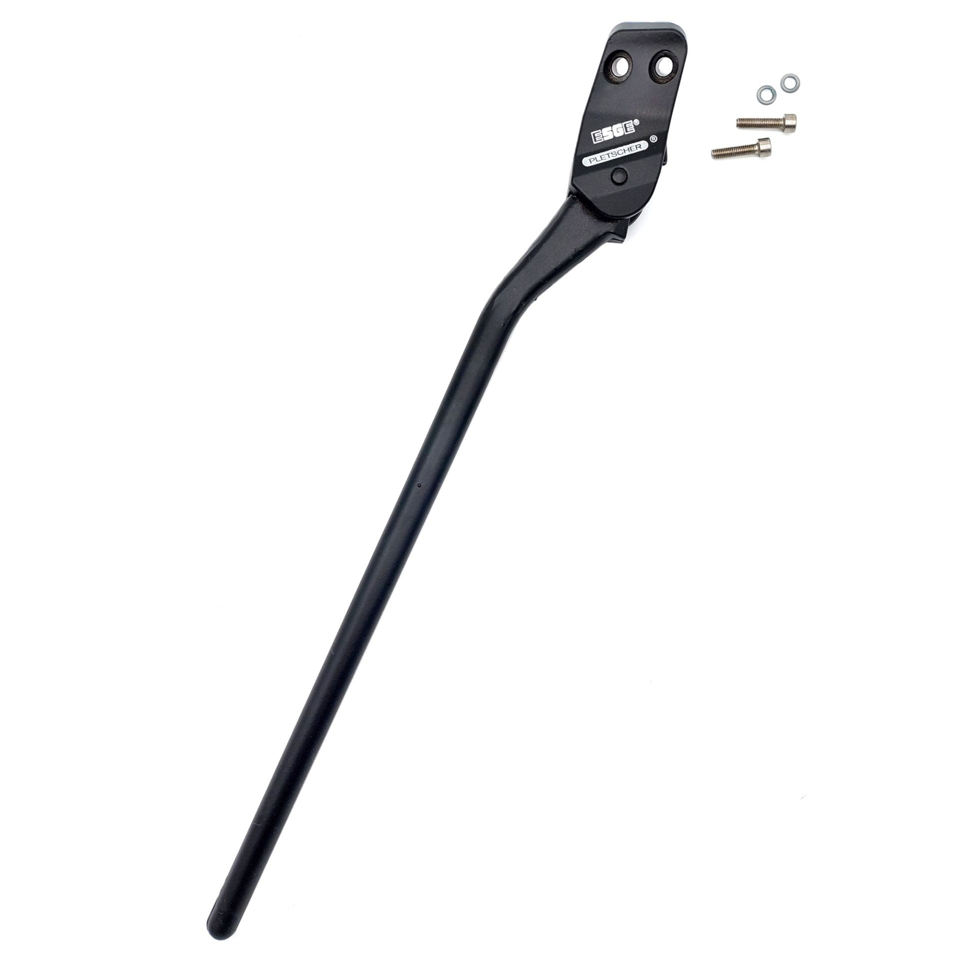 Support Latéral De Vélo Pletscher 54122.00 - Pour Esge Optima Flex 20-29 - Noir Et Métal Argenté