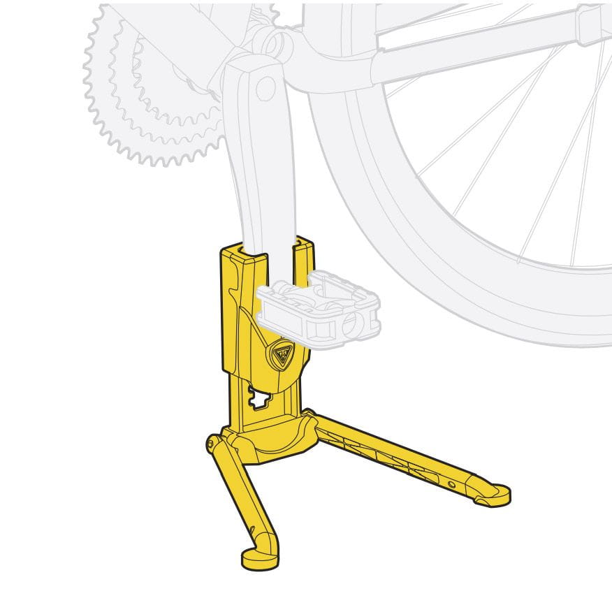 Outdoor Bike Rack Topeak Flashstand Fat Bike Stand, Silver, Black