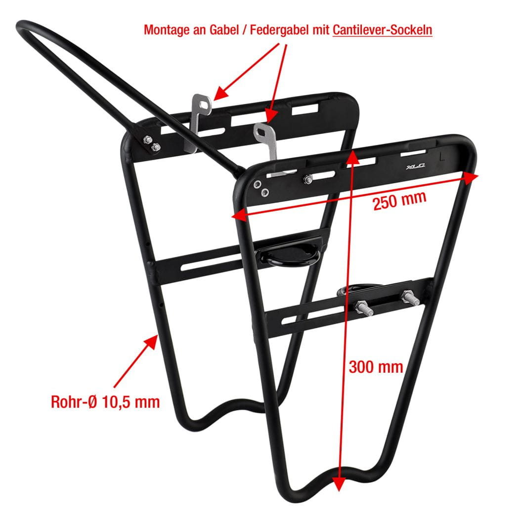 XLC LR-F01 Lowrider Federgabel Rack Alu Black buy online