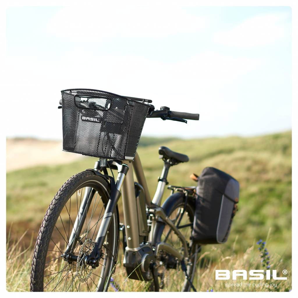 Basil Bold Front Bike Handlebar Basket Klickfix compatible (ohne Halter ...