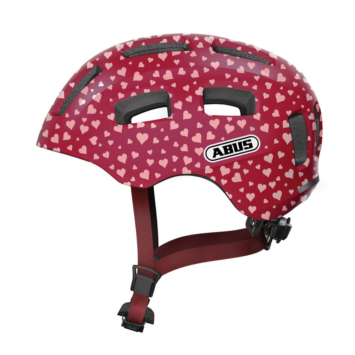 Abus Hud-Y Pure Rose Urban Helmet With Rear Light