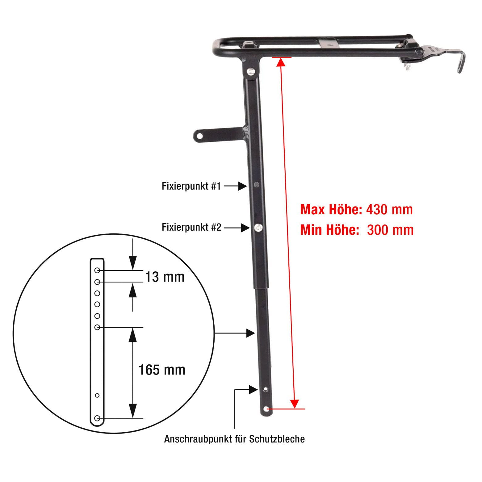 Atran Velo Cargo Mini AVS Fahrradgepäckträger Vorne | 3389624